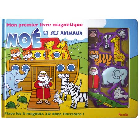 Mon premier livre magnétique - Noé et ses animaux